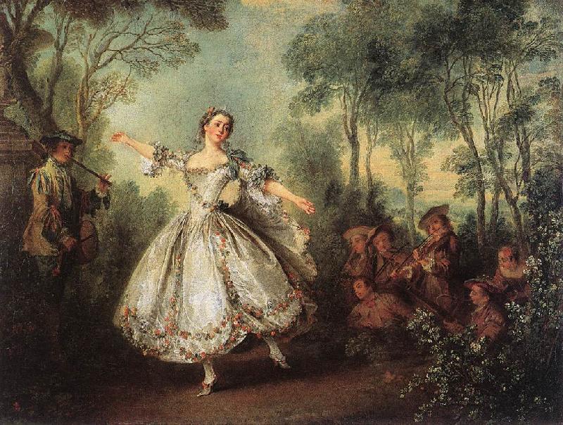 LANCRET, Nicolas Mademoiselle de Camargo Dancing g